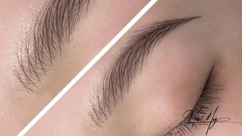 Xăm Chân Mày Phẩy Sợi – Cho Đôi Mày Đẹp Ở Mọi Góc Nhìn 6 Xăm chân mày phẩy sợi mang lại vẻ tự nhiên và hài hòa cho khuôn mặt (Nguồn: Internet)