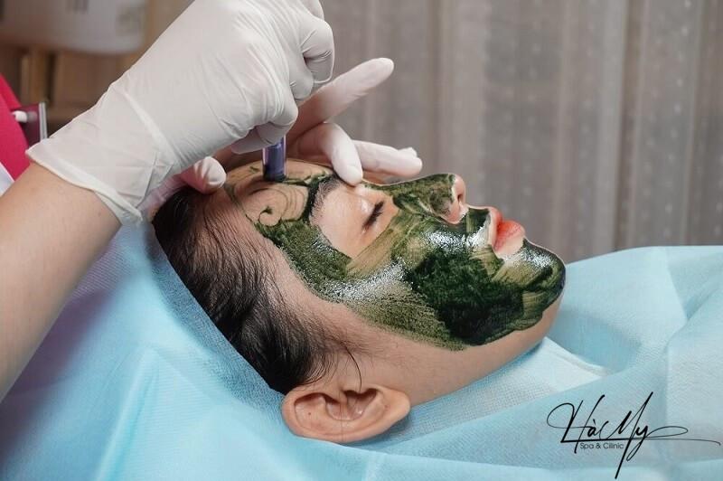 Peel da vi tảo Retinol Le Peau có tốt không? 5 Quá trình Peel da vi tảo (Nguồn:Internet)