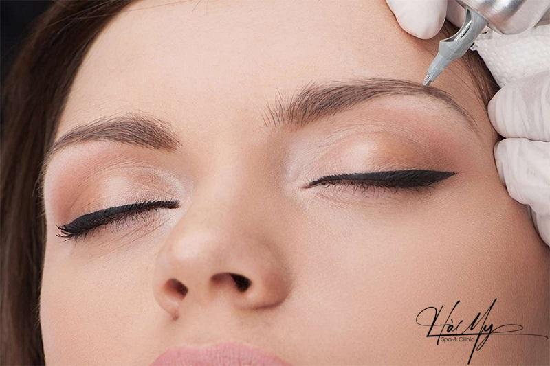 Ưu và nhược điểm của phun thêu chân mày 8 Vẻ đẹp sắc nét của lông mày hiện rõ sau khi phun thêu lông mày (Nguồn: Internet)