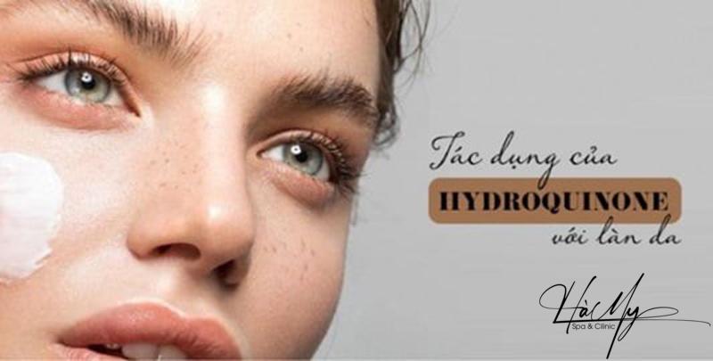 Các hoạt chất điều trị nám và lưu ý khi sử dụng 8 Hoạt chất trị nám Hydroquinone (Nguồn: Internet)