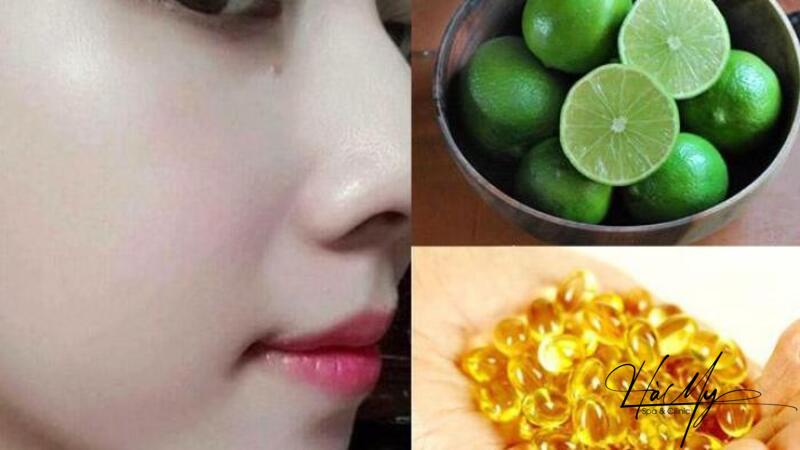 Dùng Vitamin E trị nám? 10 cách trị nám từ vitamin E 9 Dùng vitamin E kết hợp với chanh trị nám (Nguồn: Internet)