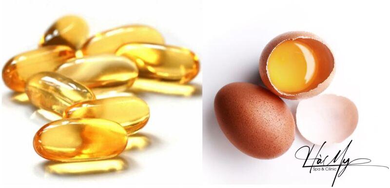 Dùng Vitamin E trị nám? 10 cách trị nám từ vitamin E 11 Dùng vitamin E kết hợp với trứng gà trị nám (Nguồn: Internet)