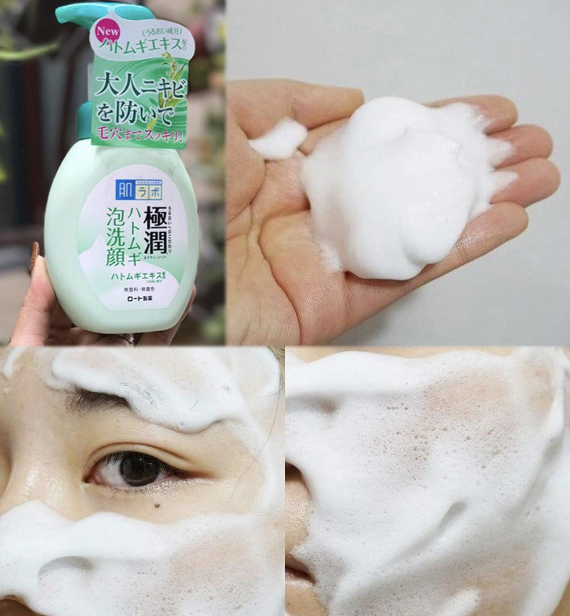 Sữa Rửa Mặt Cho Da Nhạy Cảm - Chăm Sóc Làn Da Mỏng Manh 14 Sữa rửa mặt cho da nhạy cảm Hada Labo Gokujyun Ultimate Moisturizing Face Wash (Nguồn: Internet)