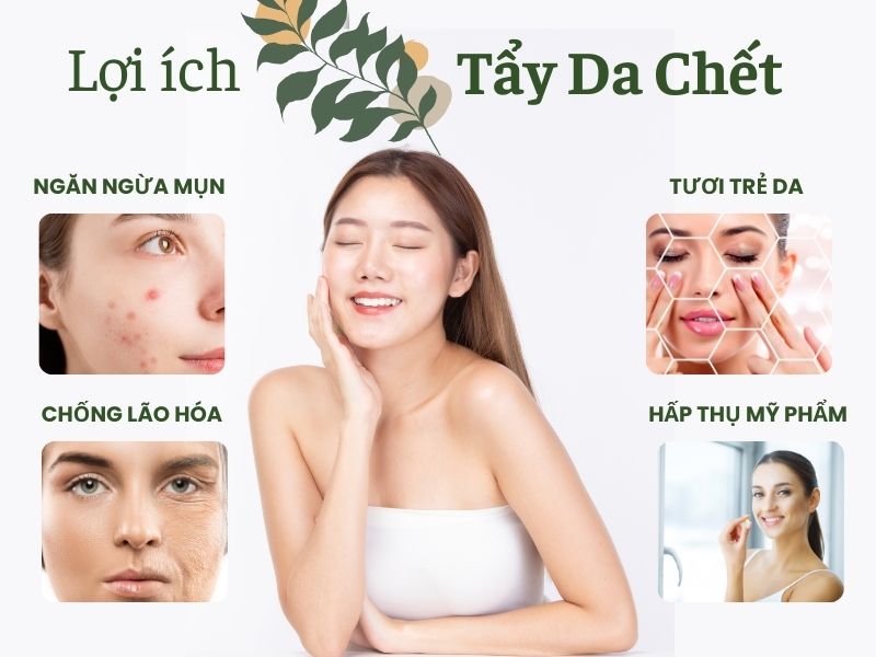 Thăng Hạng Nhan Sắc Với Cách Dùng Kem Tẩy Da Chết 10 Lợi ích của tẩy da chết (Nguồn: Internet)