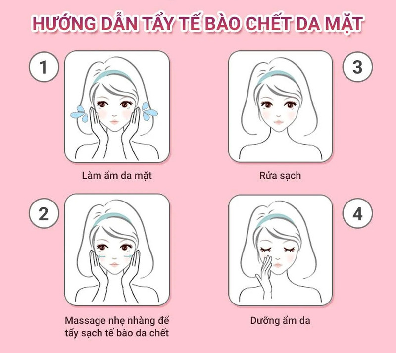 Thăng Hạng Nhan Sắc Với Cách Dùng Kem Tẩy Da Chết 13 Cách dùng kem tẩy da chết (Nguồn: Internet)