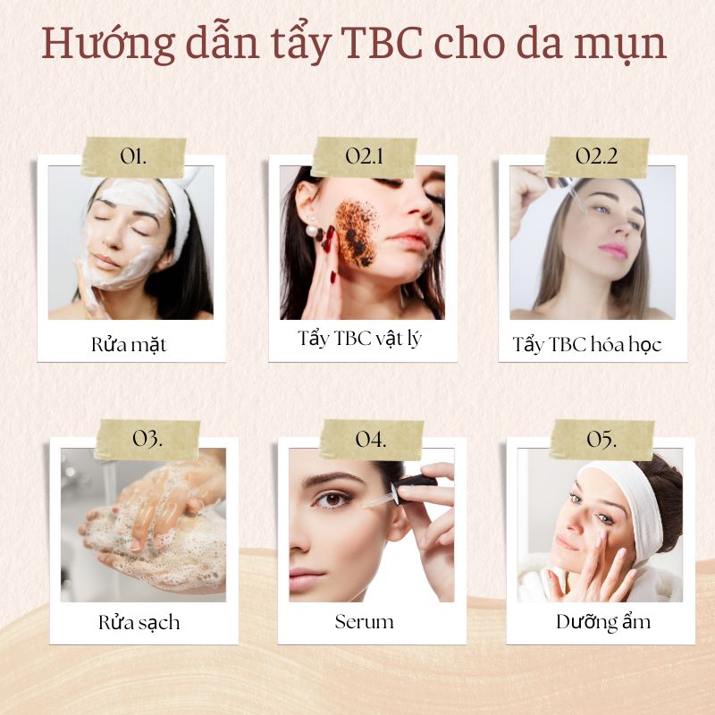 Tẩy Tế Bào Chết Cho Da Mụn - Bí Quyết Sở Hữu Làn Da Mịn Màng 13 Hướng dẫn tẩy tế bào chết cho da mụn (Nguồn: Internet)