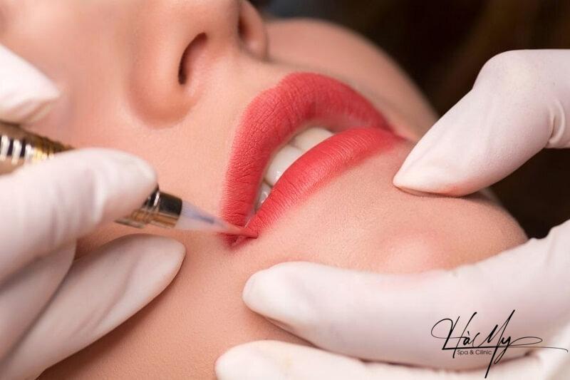 Xăm Môi Trái Tim: Bí Quyết Sở Hữu Đôi Môi Ngọt Ngào, Quyến Rũ 11 Dịch vụ phun xăm môi tại Hà My Spa (Nguồn: Hà My Spa)